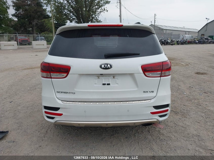 2016 KIA SORENTO SPORT UTILITY VEHICLE 3.3L V-6 DI, DOHC, VVT, 290HP