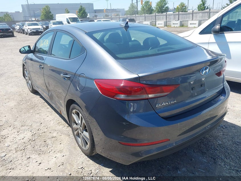 Vin: kmhd84lf2ju477293, lot: 3070453, hyundai elantra gls 20183