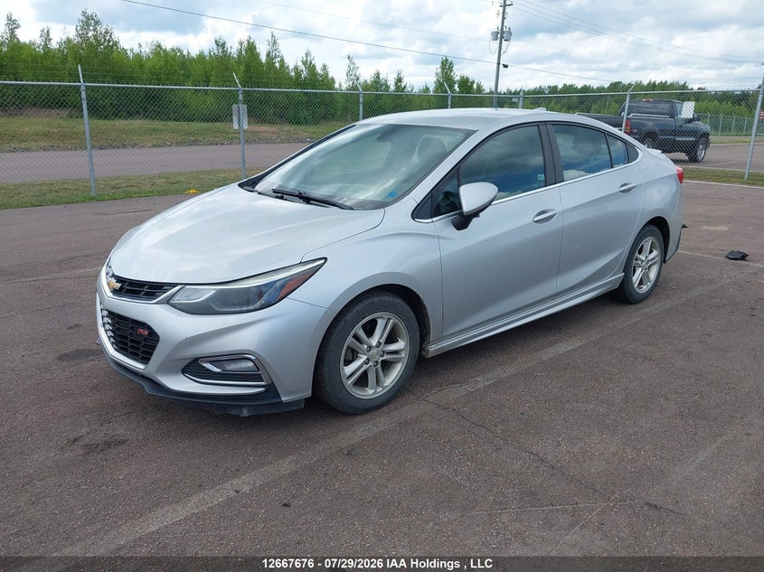 2016 Chevrolet Cruze, Удар спереди, IAAI, VIN 1G1BE5SM7G7291825 — фото 2
