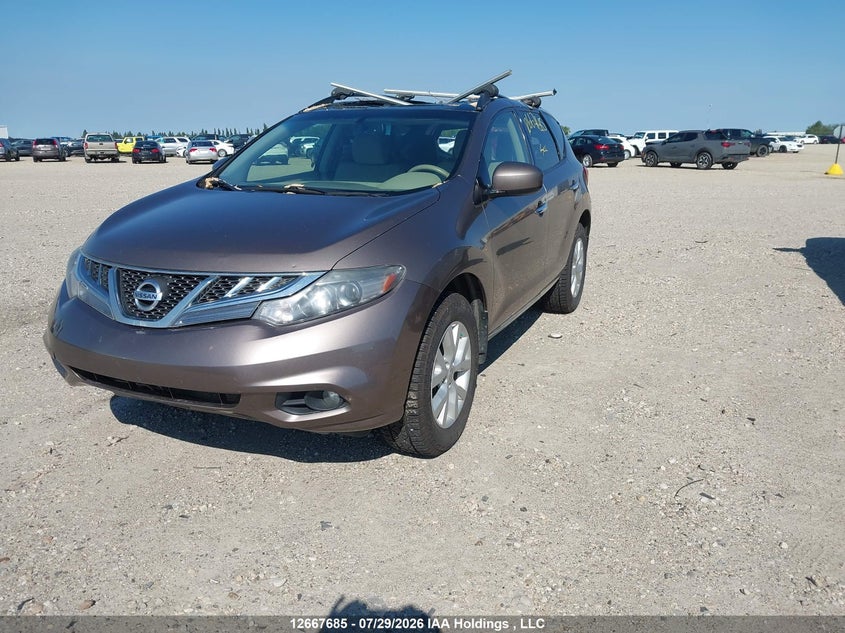 2012 Nissan Murano Sv, Front, IAAI, VIN JN8AZ1MW3CW232063 — photo 2
