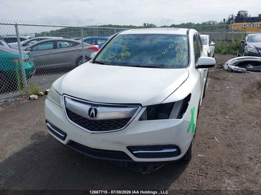 2014 ACURA MDX SPORT UTILITY VEHICLE 3.5L V6 FI SOHC 24V NF4