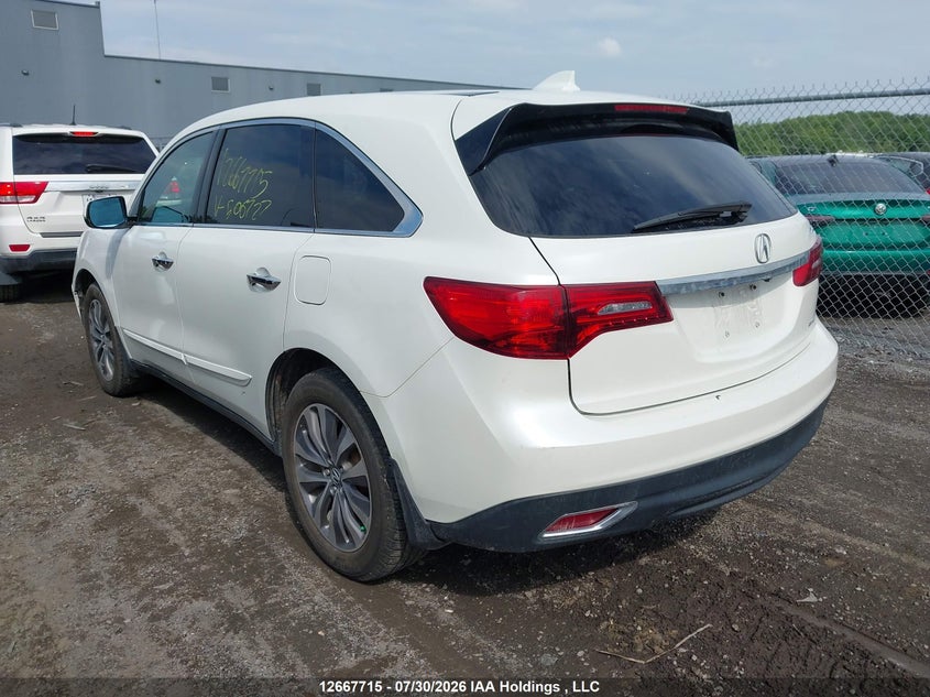 2014 ACURA MDX SPORT UTILITY VEHICLE 3.5L V6 FI SOHC 24V NF4