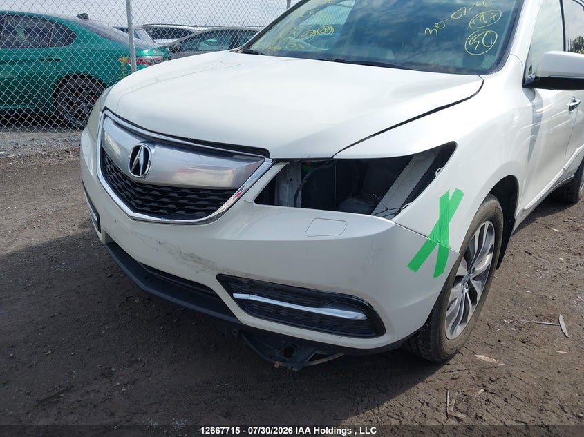 2014 ACURA MDX SPORT UTILITY VEHICLE 3.5L V6 FI SOHC 24V NF4