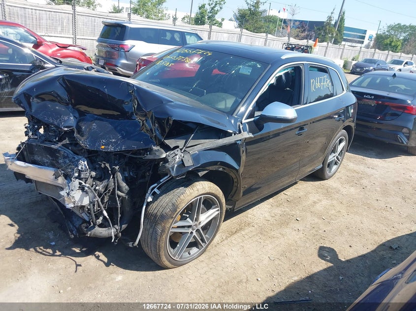 2018 Audi SQ5, Front, IAAI, VIN WA1C4AFY4J2037380 — photo 2