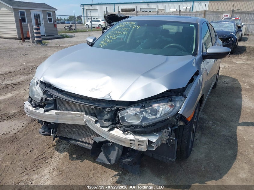 Vin: 2hgfc2f87jh021680, lot: 3070508, honda civic ex 20182