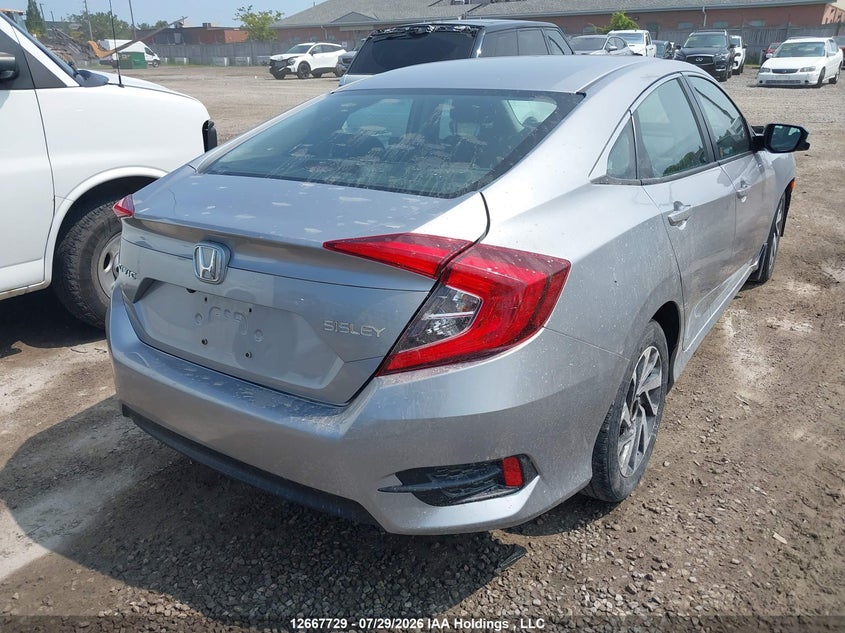 Vin: 2hgfc2f87jh021680, lot: 3070508, honda civic ex 20184