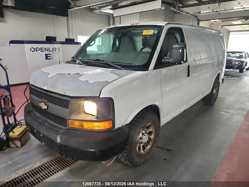 2012 Chevrolet Express, Благотворительность, IAAI, VIN 1GCSGAFX1C1102145 — фото 2