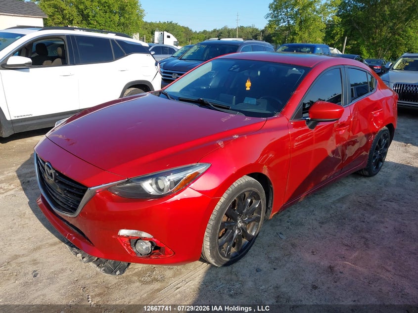 Vin: jm1bm1w31e1136840, lot: 3070520, mazda mazda3 20142