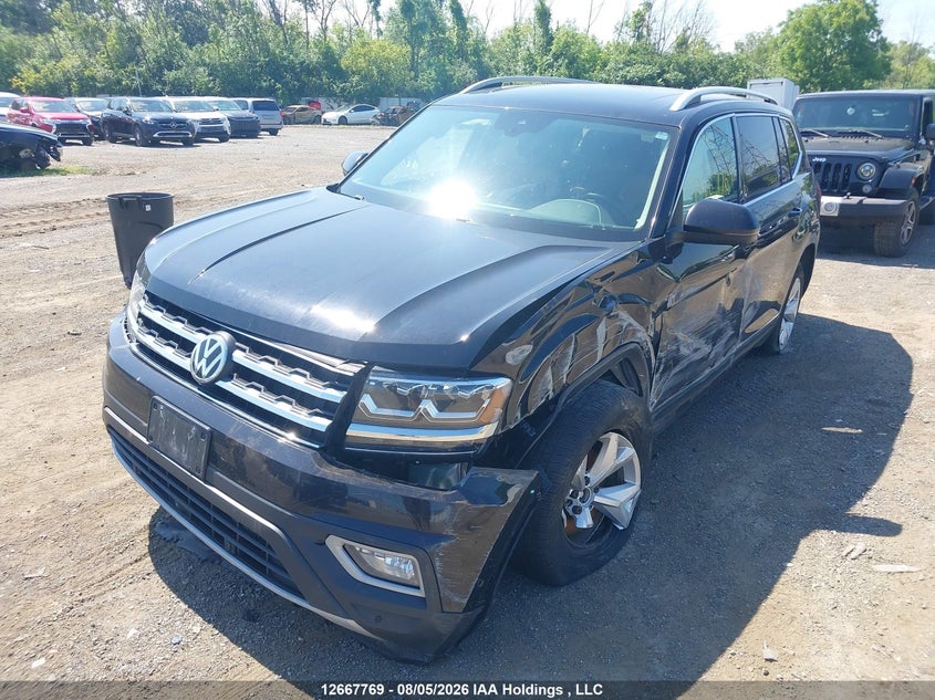 2019 Volkswagen Atlas, Лівий бік, IAAI, VIN 1V2NR2CA4KC504529 — фото 2