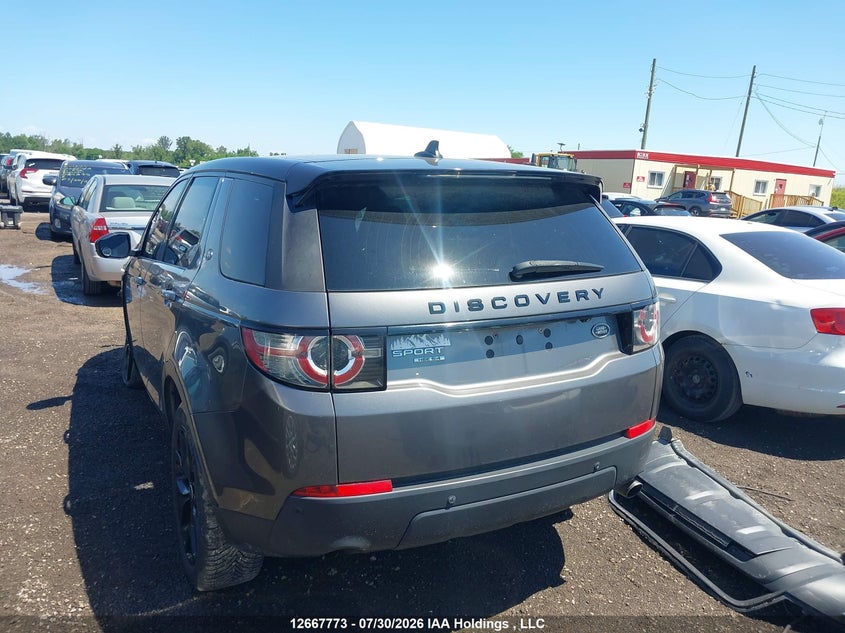 Vin: salcr2bg0gh568777, lot: 3070552, land rover discovery sport hse 20163