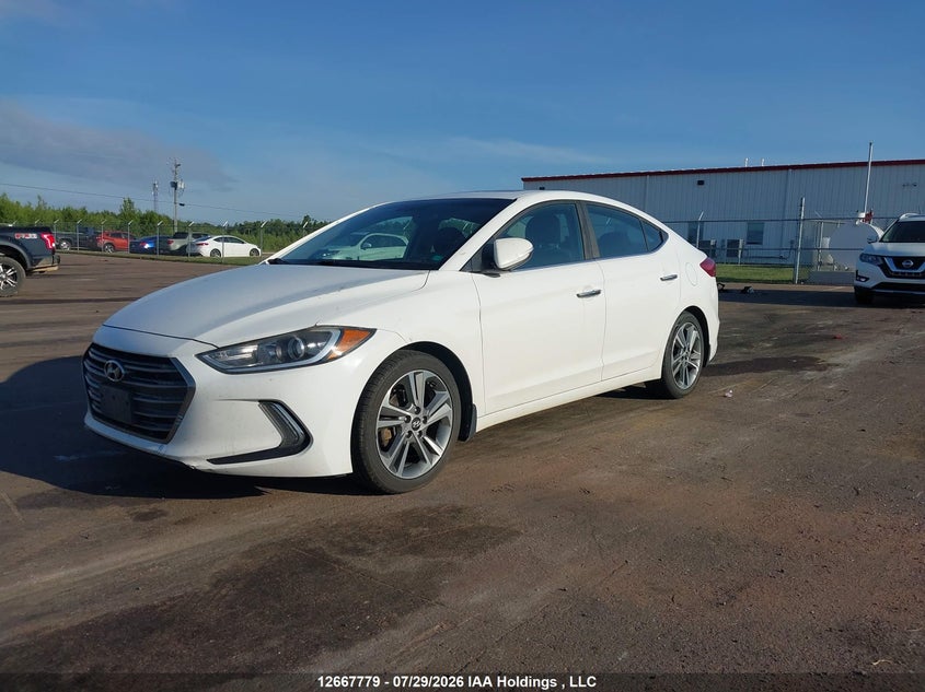 2017 Hyundai Elantra Limited, Угон, IAAI, VIN KMHD84LF3HU231668 — фото 2