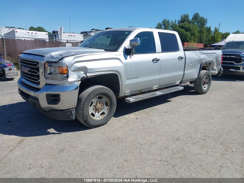 2019 GMC Sierra, Левый бок, IAAI, VIN 1GT12NEG2KF101994 — фото 2