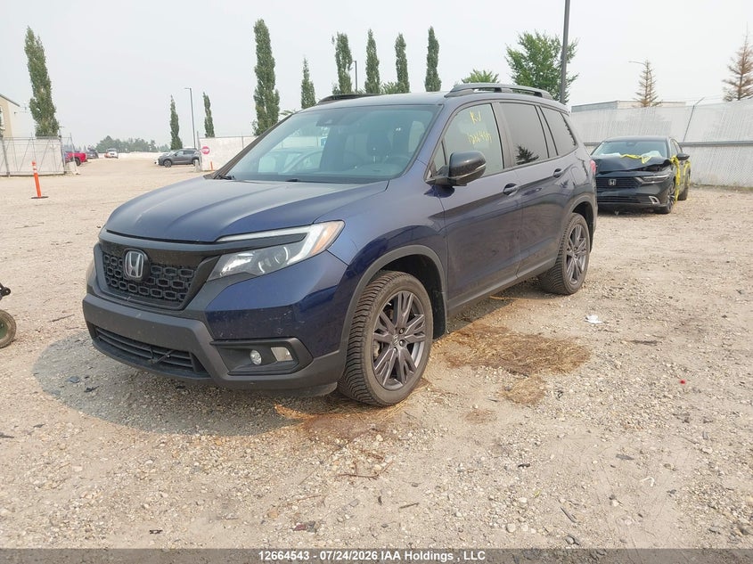 2021 Honda Passport, Hail, IAAI, VIN 5FNYF8H55MB501344 — photo 2
