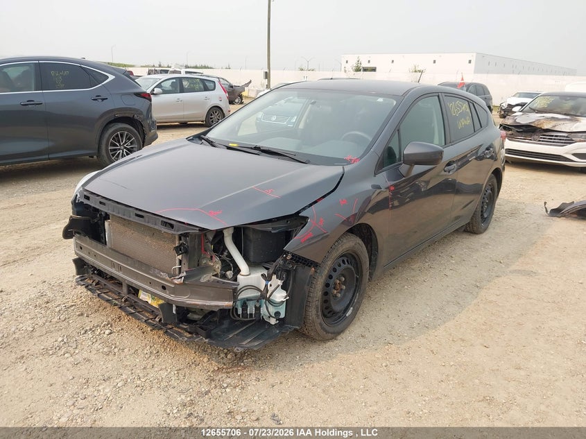 Vin: 4s3gtaa66j3703231, lot: 3070622, subaru impreza convenience 20182