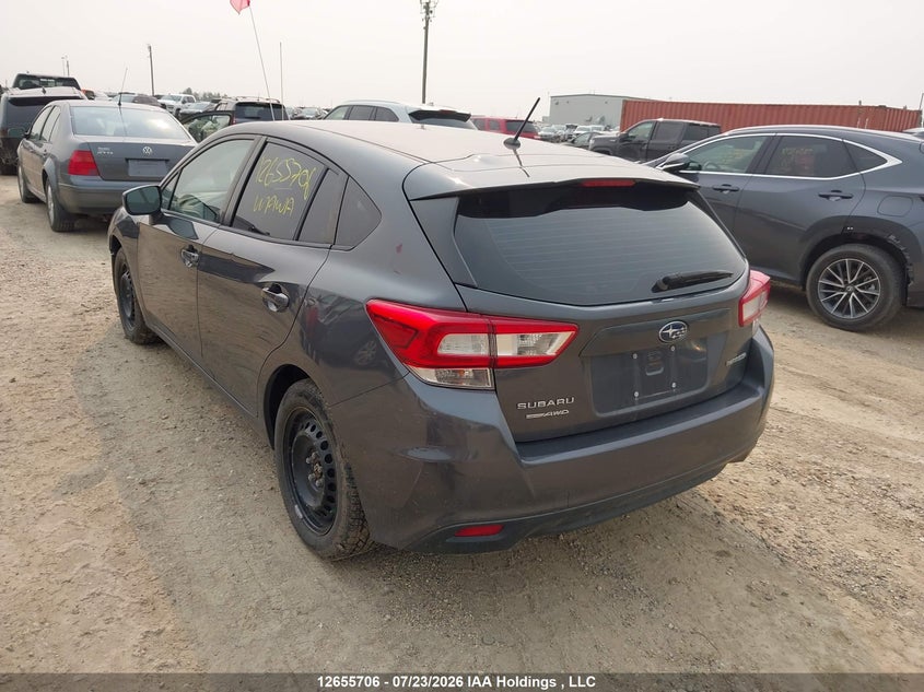 Vin: 4s3gtaa66j3703231, lot: 3070622, subaru impreza convenience 20183
