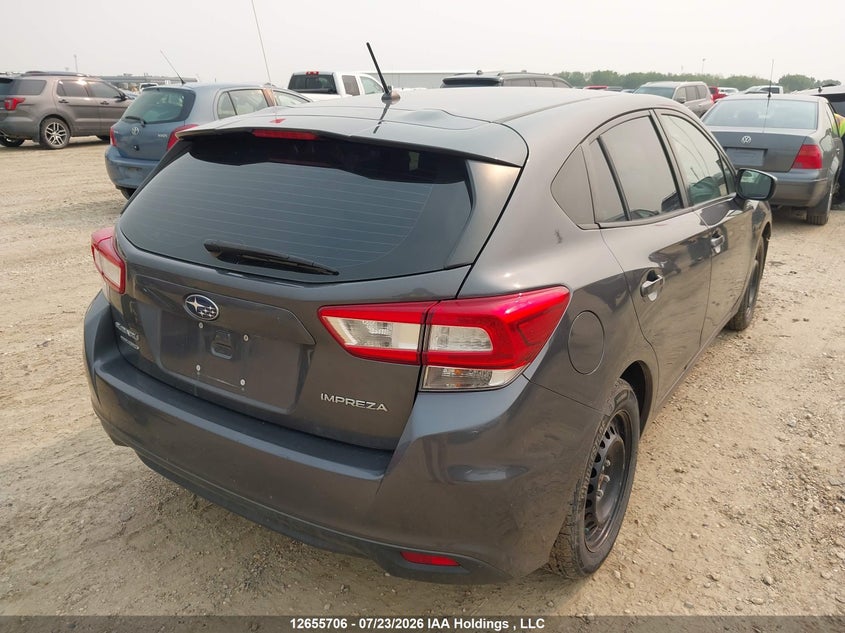 Vin: 4s3gtaa66j3703231, lot: 3070622, subaru impreza convenience 20184