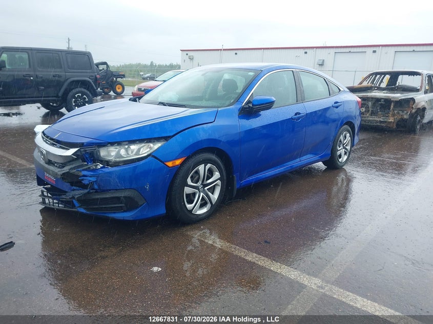 2017 Honda Civic, Front, IAAI, VIN 2HGFC2F58HH024751 — photo 2