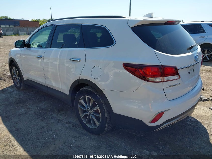 Vin: km8sm4hf7ju289414, lot: 3070659, hyundai santa fe se 20183