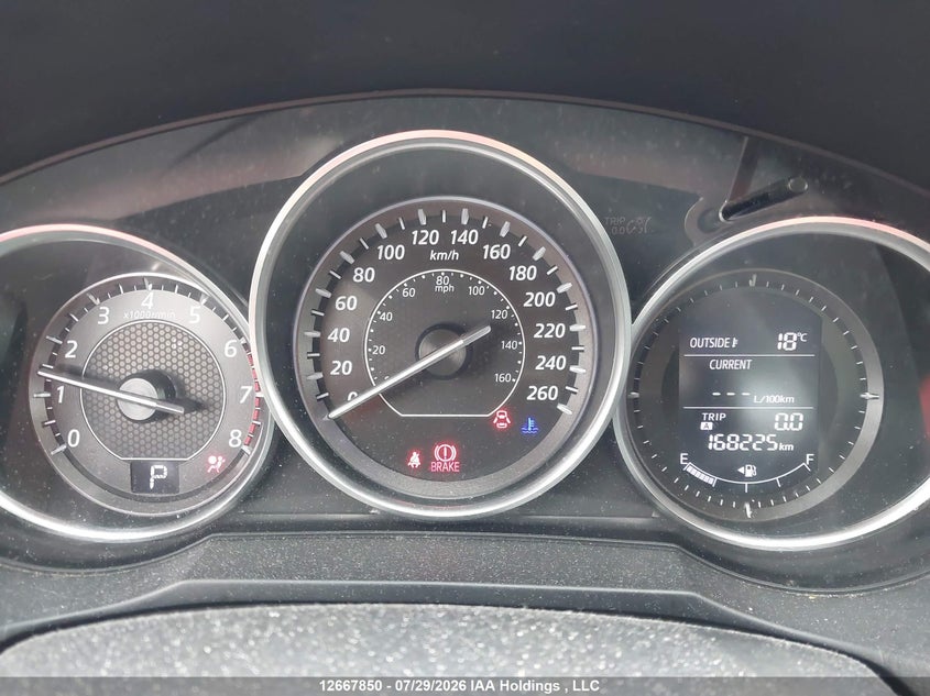 2014 MAZDA 6 SEDAN 2.5L I-4 DI, DOHC, VVT, 184HP