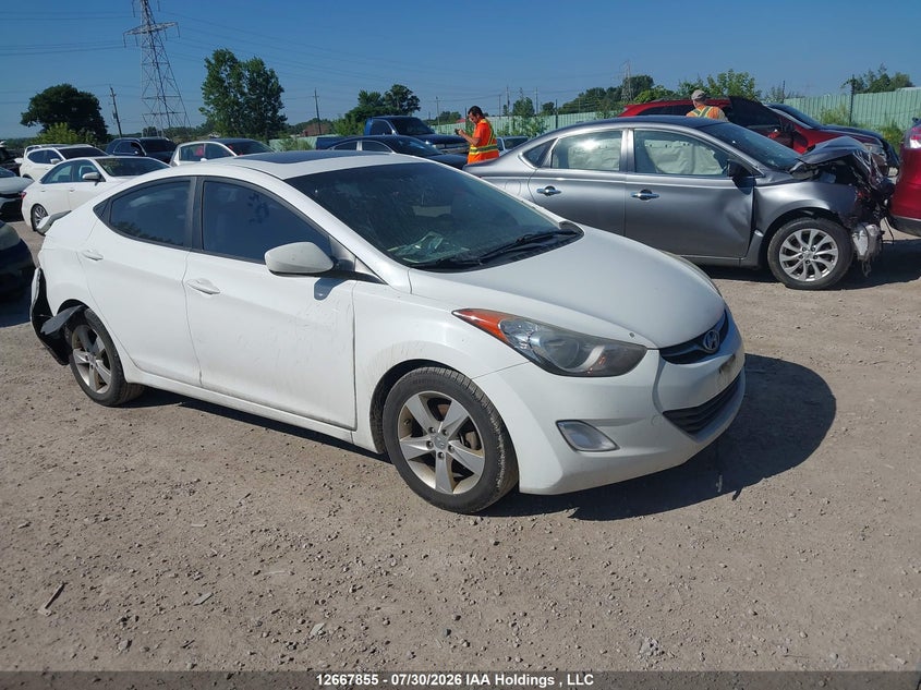 2013 Hyundai Elantra, Правый зад, IAAI, VIN 5NPDH4AE4DH449153