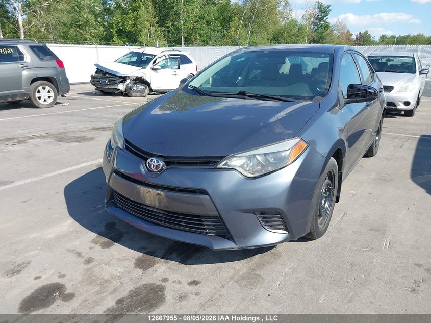 2015 Toyota Corolla, Благотворительность, IAAI, VIN 2T1BURHE9FC451198 — фото 2