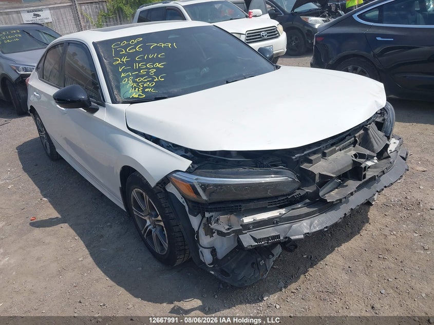 Vin: 2hgfe2f50rh115606, lot: 3070807, honda civic sport 2024 img_1