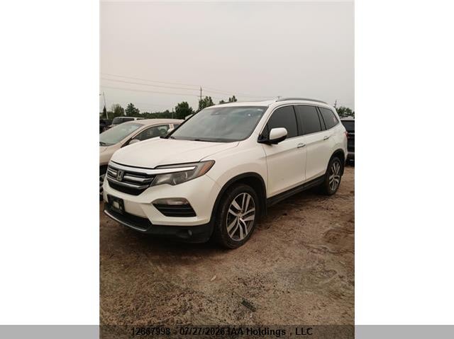 Vin: 5fnyf6h98gb511023, lot: 3070814, honda pilot touring 20162