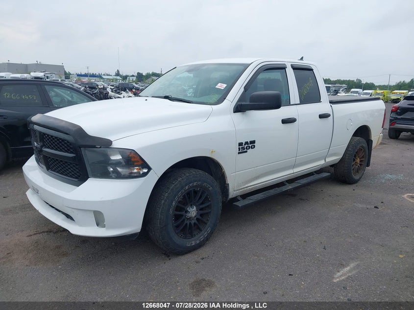 2019 RAM 1500, Изъятое, IAAI, VIN 1C6RR7FG2KS729237 — фото 2