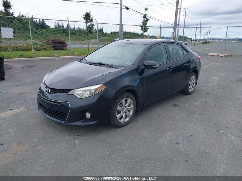 2015 Toyota Corolla, Удар сзади, IAAI, VIN 2T1BURHE1FC346557 — фото 2