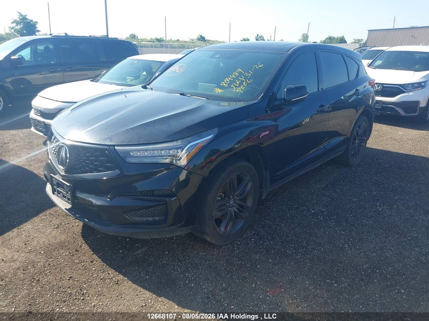 2019 Acura RDX, Викрадення, IAAI, VIN 5J8TC2H66KL804489 — фото 2