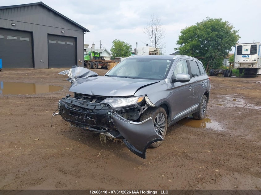 2019 Mitsubishi Outlander Se/Se Black Edition, Front, IAAI, VIN JA4JZ3AX5KZ601260 — photo 2
