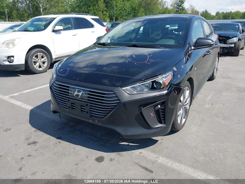 Vin: kmhc05lc6ju069927, lot: 3070982, hyundai ioniq hybrid limited 20182