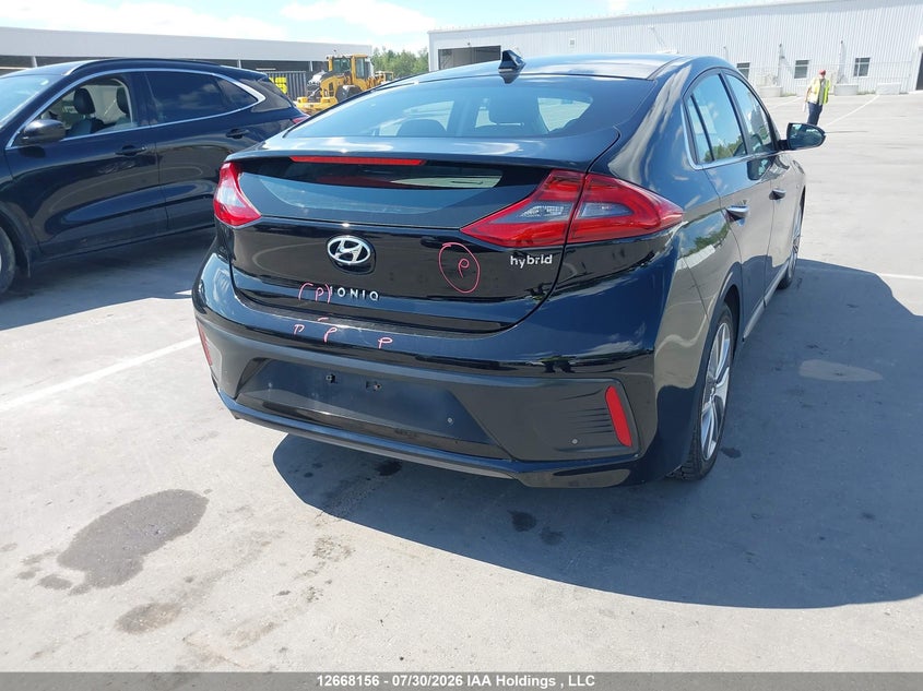 Vin: kmhc05lc6ju069927, lot: 3070982, hyundai ioniq hybrid limited 20184