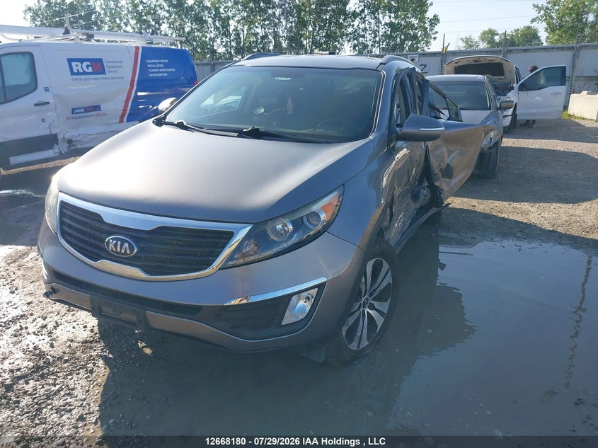 2013 Kia Sportage, Левый бок, IAAI, VIN KNDPC3A2XD7408168 — фото 2