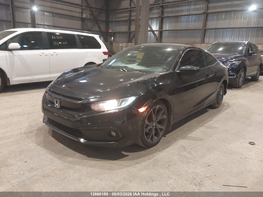 Vin: 2hgfc4a8xkh401214, lot: 3071019, honda civic sport 20192