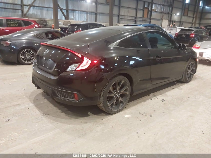 Vin: 2hgfc4a8xkh401214, lot: 3071019, honda civic sport 20194