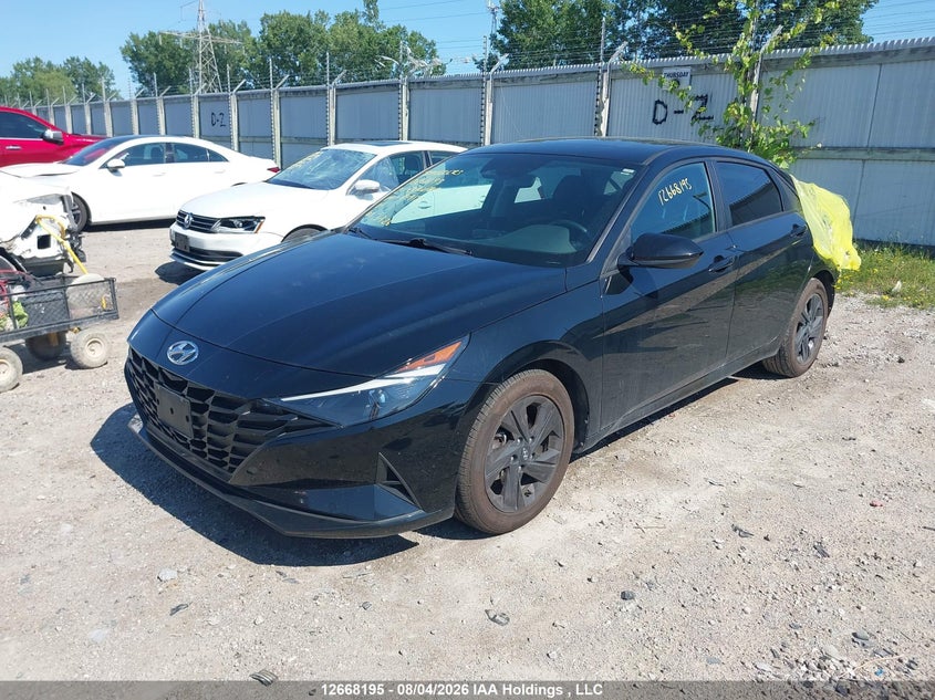 2021 Hyundai Elantra Preferred Ivt With Sun And Tech Package, Удар сзади, IAAI, VIN KMHLM4AG0MU149152 — фото 2