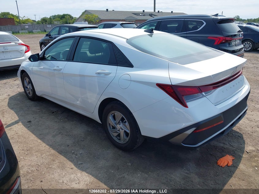 Vin: kmhlm4dgxsu090247, lot: 3071035, hyundai elantra essential 20253