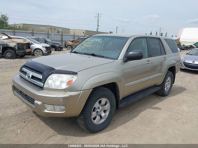 2005 Toyota 4Runner, Hail, IAAI, VIN JTEBU14R450071555 — photo 2