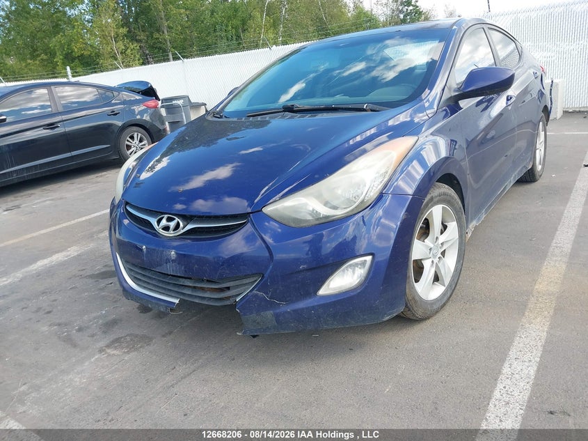 2012 Hyundai Elantra, Удар сзади, IAAI, VIN 5NPDH4AEXCH087098 — фото 2