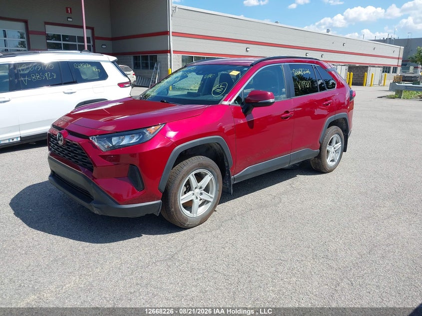 2020 Toyota RAV 4, Right Side, IAAI, VIN 2T3B1RFV8LC119381 — photo 2