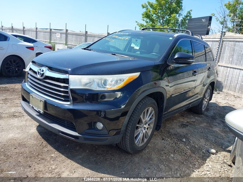 Vin: 5tdjkrfh1es033335, lot: 3071062, toyota highlander xle 20142