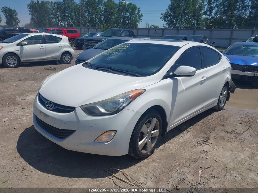 2013 Hyundai Elantra, Удар ззаду, IAAI, VIN 5NPDH4AE2DH152852 — фото 2