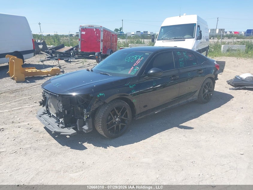 2022 Honda Civic, Front, IAAI, VIN 2HGFE2F53NH120275 — photo 2
