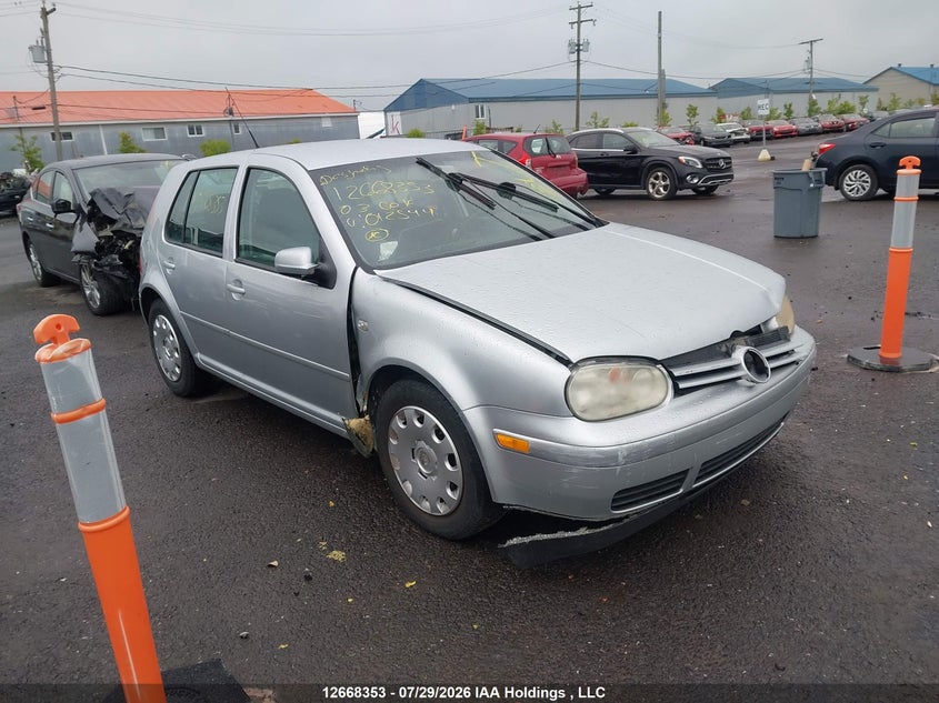 2003 Volkswagen Golf, Удар спереди, IAAI, VIN 9BWFK21J734012544