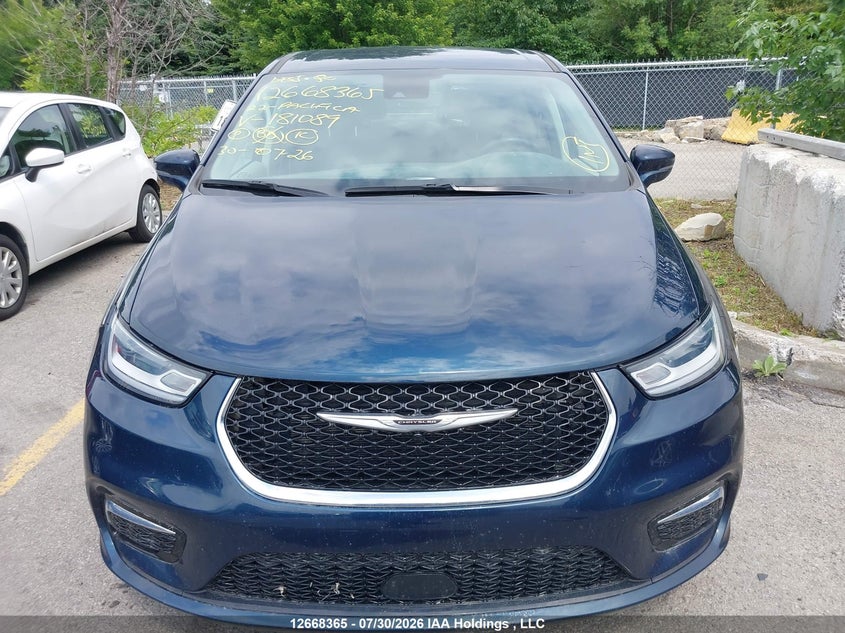 2022 CHRYSLER PACIFICA VAN 3.6L V-6 DOHC, VVT, ENGINE