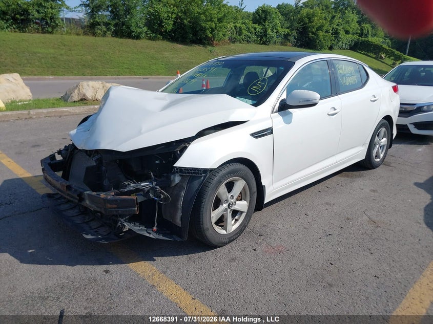 Vin: knagm4a70f5623729, lot: 3071227, kia optima lx 20152
