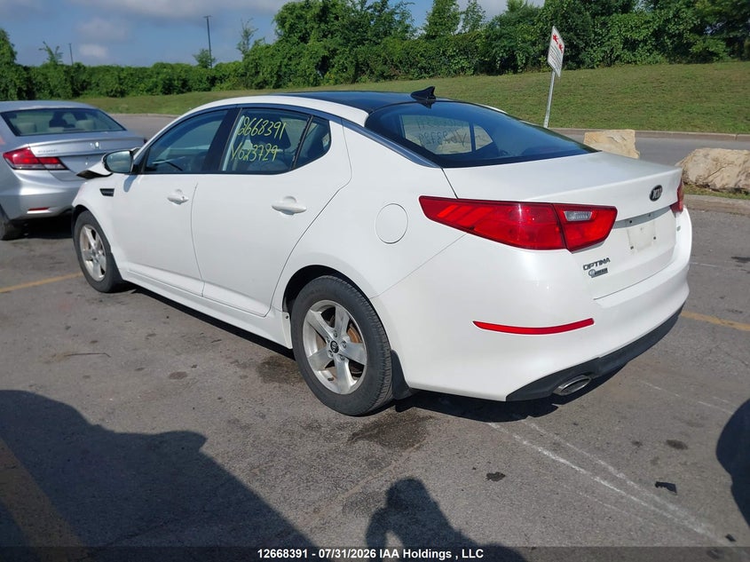 Vin: knagm4a70f5623729, lot: 3071227, kia optima lx 20153