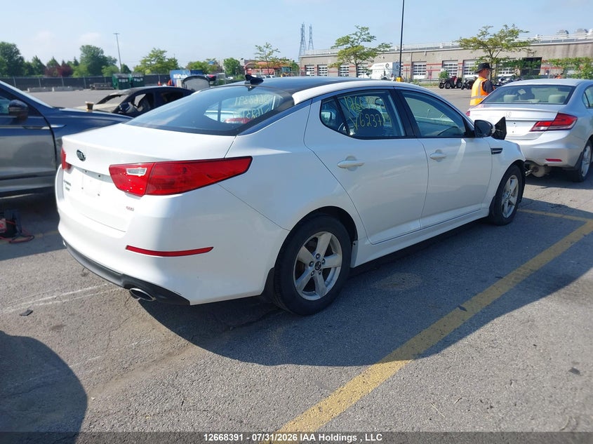 Vin: knagm4a70f5623729, lot: 3071227, kia optima lx 20154