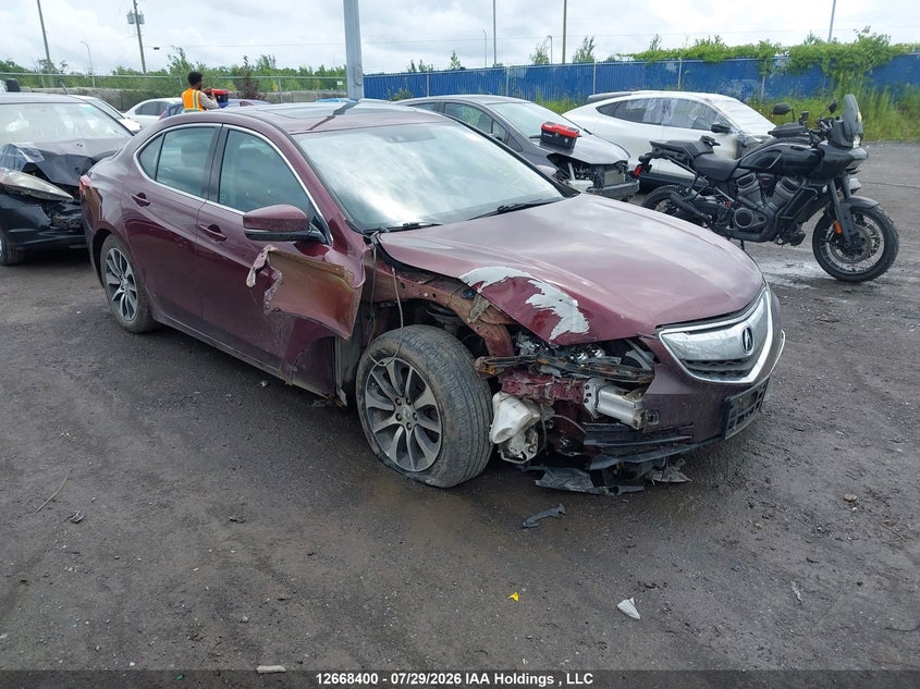 2016 Acura Tlx Tech, Правый перёд, IAAI, VIN 19UUB1F5XGA800668